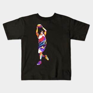 Basketball Pop Art Kids T-Shirt